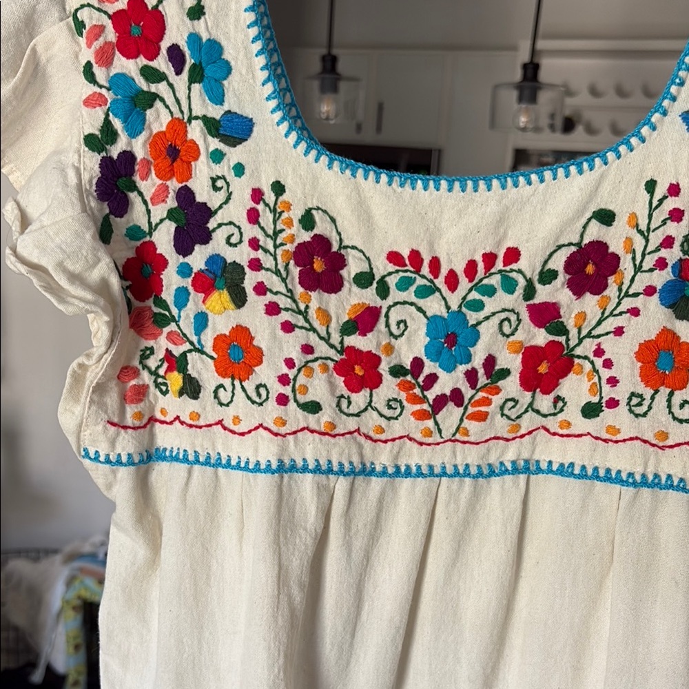 Floral Embroidered Dress